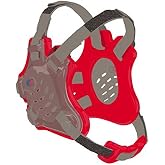 Cliff Keen F5 Tornado Headgear - Silver/Scarlet/Silver