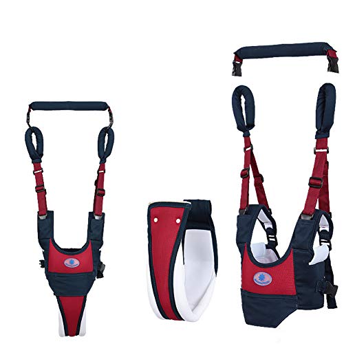 CactusAngui Baby Walking Helper Removable Crotch Baby Walker Helper Toddler Leash Kid Walking Belt Harness Strap Light Blue