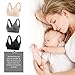 Sunzel Women's Cotton Spandex Seamless Sleep Bra for Nursing and Maternity [2019 Upgraded Version] (3 Pack (Beige, Gray, Black), M)