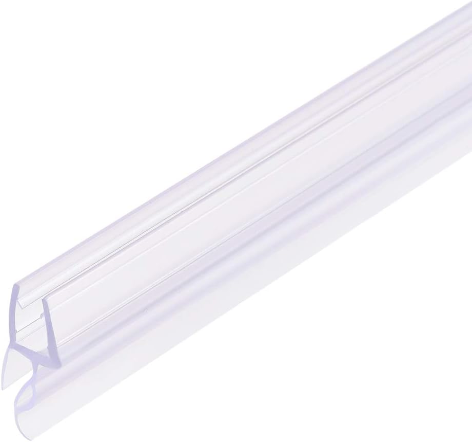 uxcell Frameless Glass Shower Door Sweep Door Bottom Side Seal Strip