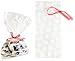 Starpack 'Sweet Treats' Clear Cellophane Treat Bags (20 Pcs) - Cellophane Clear Gift Bag with Ties for Cookies - Goody Pouch for Party Favours - Transparent Plastic Treat Bag, 11 X 5 Cello Bags