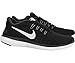 Nike Mens Flex 2017 Rn Fabric Low Top Lace Up, Black/White-Anthracite, Size 11.0