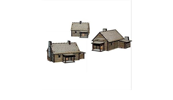 Amazon Com New England Log Cabins Unpainted Toys Games