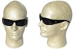 Jackson 3016316 KC 21307 Smith and Wesson Elite Safety Glasses Black Frame Blue Mirror Lens, 1 Pair