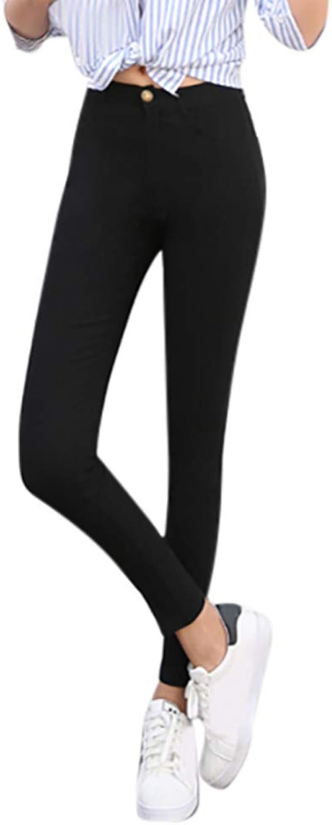 black pull on work pants