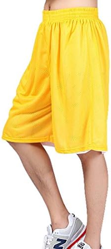 Men's Reversible Basketball Shorts,Quick Dry Sport Shorts,Running Gym Training Breathable Shorts