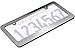 Stainless Steel License Plate Frame - Universal Tag Frame Holder, Thick Botton Chrome Metal