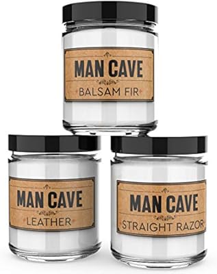 Old Factory Scented Candles For Men Man Cave A A Decorative Aromatherapy Handmade In The Usa With Only The Best Fragrance Oils 3 X 4 Ounce Soy Candles Buy Online At