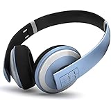 Sgin Wireless Bluetooth Headphones Foldable Noise Cancelling On Ear Headset Stereo with In-line Microphone Sweatproof Extremely Portable and Adjustable for Smart Phones ipad