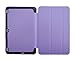 iShoppingdeals Viola Purple Slim Shell Case for Insignia Flex 8 NS-P16AT08 8-Inch Android Tablet, Tri-Fold Ultra Slim Lightweight Stand Cover Case