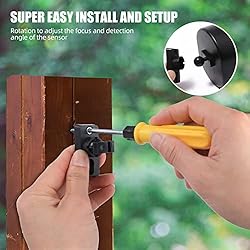 Seanme Upgrade Driveway Alarm Wireless Outside