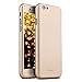 IPAKY Dual Layer Exact-Fit Matte Finish Hard Case with Tempered Glass Screen Protector iPhone 6/6S - 4.7 Inch Gold