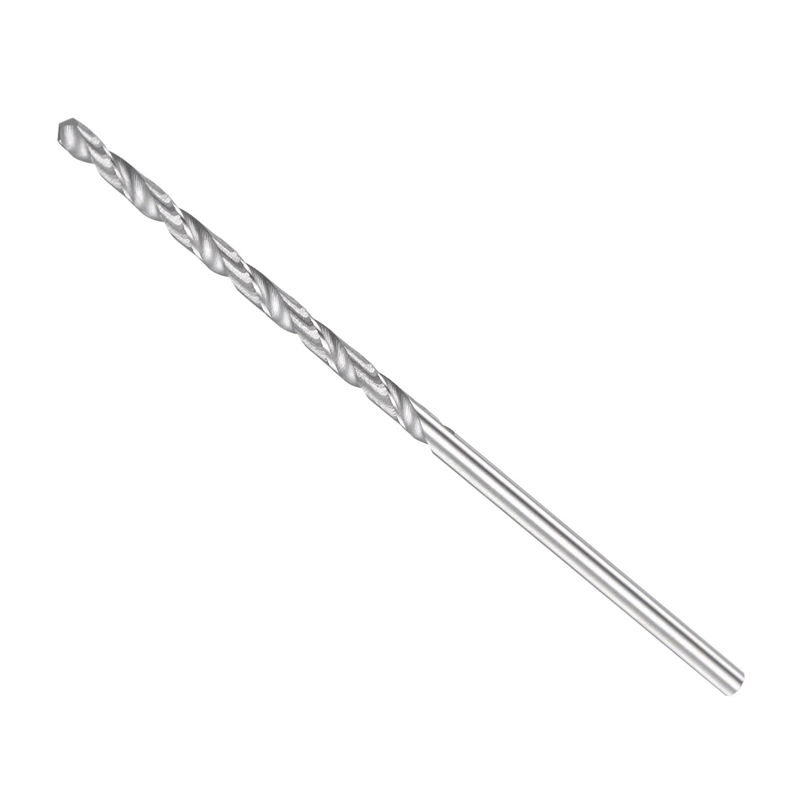CoCud Solid Carbide Drill Bits, 2.1mm Diameter, K35 Tungsten Carbide Straight Shank Twist Drill Bits - (Applications: for Stainless Steel Alloy), 1-Piece