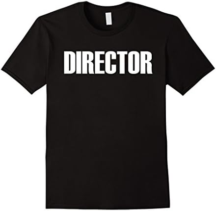 Mens Director T Shirt Medium Black