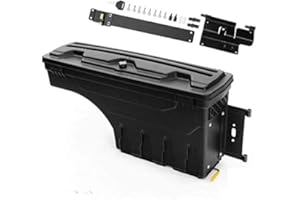 PIT66 Truck Bed Storage Box Compatible with Chevy Colorado/GMC Canyon 2015-2022 Lockable Tool Box Right Passenger Side