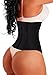 Camellias Women 3 Hook Long Torso Columbian Waist Trainer Corset for Weight Loss Fat Burn Sweet Sweat Waist Trimmer Workout Sauna Sports Tummy Control Cincher Slimmer,SZ1999-Black-S