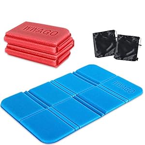 Gxhong 2 stuks opvouwbaar zitkussen, voor buiten, opvouwbaar, kinderzitkussen, waterdicht, voor outdoor, tuin, camping…