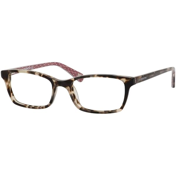 Amazon.com: Liz Claiborne Plastic Rectangular Eyeglasses 50 0FY2