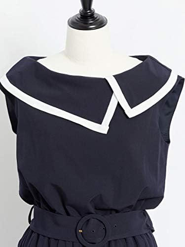 Amazon Co Jp Noela ノエラ セーラーカラープリーツワンピ 紺 M 服 ファッション小物