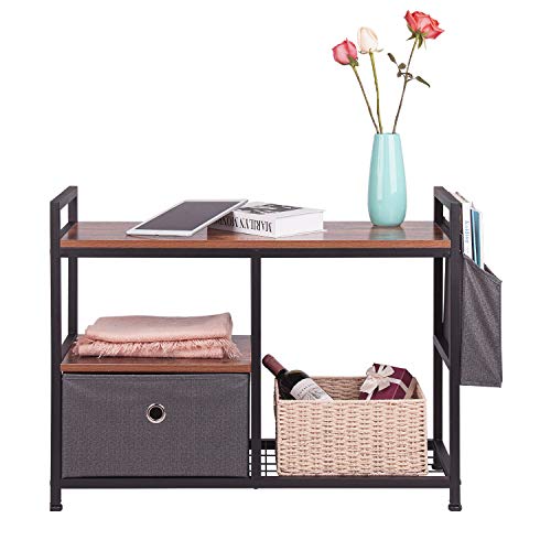 ErgoDesign-Shoe-Rack-Bench-2-Tier-Entryway-Shoe-Storage-Organizer-Shelf-with-Folding-Drawer-for-Entryway-Bedroom-and-Living-Room-Shoe-Benches-with-Storage-Rustic-Brown