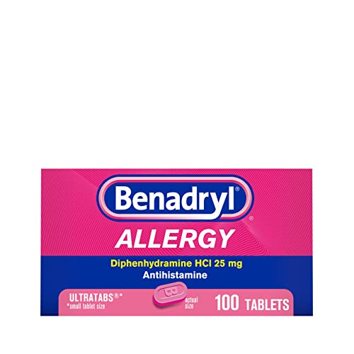 Benadryl Ultratabs Antihistamine Allergy Relief Medicine