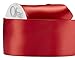 Berwick Offray 360125 Single Face Satin Ribbon, Red, 2 1/4 in x 9 ft