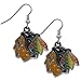 NHL Siskiyou Sports Womens Chicago Blackhawks Chrome Dangle Earrings One Size Team Colors