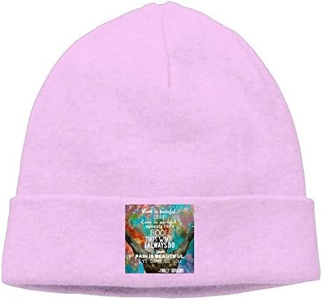 G-dragon Finally Lyric Cuffless Beanie Hats Knit Skull Caps Winter Beanies Watch Cap For Men Women