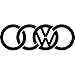 Audi Volkswagen emblem VW A4 A6 S4 GTI Jetta GLI window sticker vinyl decal