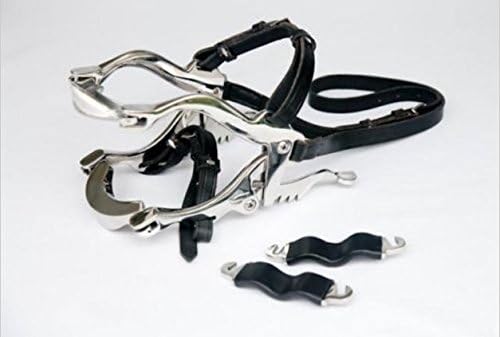 Sylvan Veterinary Equine Dental Horse Speculum Stainless Steel Genuine Leather Bit