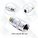 EFORCAR Car Tire Air Pressure Monitor Valve Stem Caps, Auto Wheel Sensor Indicators Alert Metal for Cars, Bikes and Motors - 4pcs/Set 2.2 BAR 32 PSI