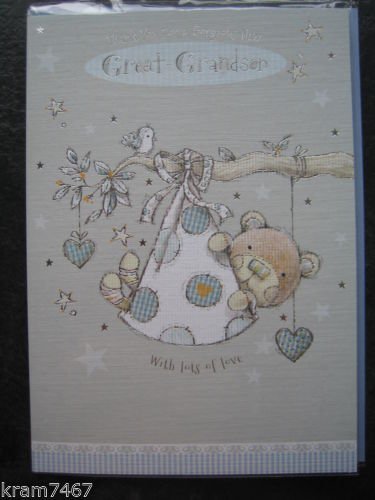 thank you for our beautiful grandson card