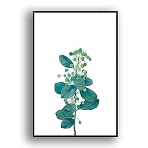 Framed Canvas Wall Art Beautiful Flowers in Grid Giclee Print Gallery Wrap Modern Home Prints Ready to Hang - 16x24 inches