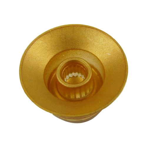 Musiclily Metric Size Plastic Top Hat Bell Knobs 2 Volume and 2 Tone Control Knobs Set for