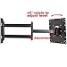 VideoSecu TV Wall Mount Tilt Swivel Low Profile 1.9
