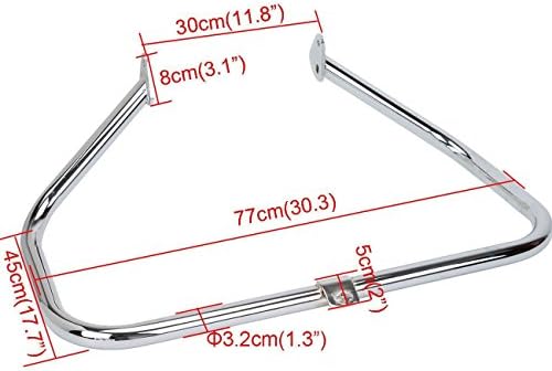 TGBROS Engine Guard Highway Crash Bar For Harley Touring Electra Glide FLHT HD Road King 1997 1998 1999 2000 2001 2002 2003 2004 2005 2006 2007 2008