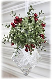 Christmas Mistletoe Acrylic Kissing Krystal (Styles Vary)