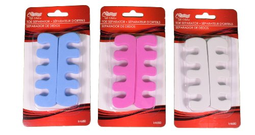 Lot of 6 Foam Toe Separators Pedicure Manicure Tool (3 pks) by Le Salon - Thumbnail 6