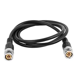 uxcell BNC Male to Male Connector Coaxial RF AV Audio Video Jumper Cable 3.3Ft