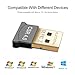 LSSEDA Bluetooth Adapter for PC, CSR 4.0 USB Bluetooth Dongle, Wireless Receiver for Laptop PC, Mouse and Keyboard, Headset