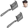 stcyutdaa Men's Fade Comb Set, Hair Comb for Fading, Curved Positioning Flat Top Barber Supplies