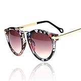 CoWalker® Large Frame Round Face Sunglasses Uv Protected Summer Eye Glasses