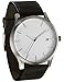 Mens Analog Quartz Watch,POTO On Clearance Leather Band Alloy Dress Wrist Watch Gift Watches RY-429 (black+white)