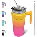 BJPKPK 20 oz Tumbler With Handle And Straw