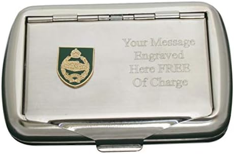 Royal Tank Regiment Shield Tobacco Tin with Free Engraving Gift BKG37