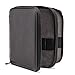 Speedball Art Products Genuine Leather Storage Case for Pencils, Markers, Pens and Art Supplies Holds Up to 72 Standard Pencils, Black
