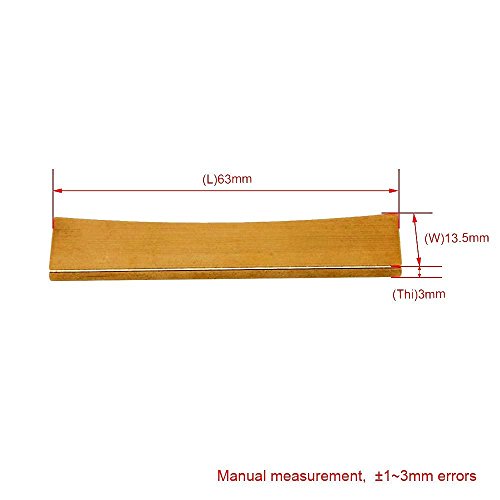 Timiy Golden Brass 7.25/9.5/10/12/1415/16/17/20Radian Fret Press Caul Insert for Acoustic/Electric Guitar Electric Bass 9pcs - Thumbnail 5
