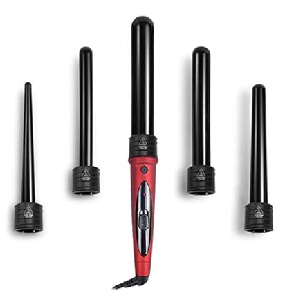 Hair Curler 5 In 1 Curling Iron Wand Set With 5 Interchangeable