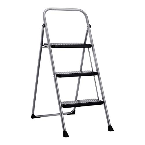 Amazon Basics Folding Step Stool, 200-Pound Capacity