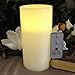 FLAMELESS PILLAR CANDLE WITH REMOTE Control by LED Lytes, Single Tall Battery Candle, 4x 8
